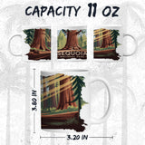 Sequoia National Park California Mug 11oz — White Ceramic Souvenir Mug 2
