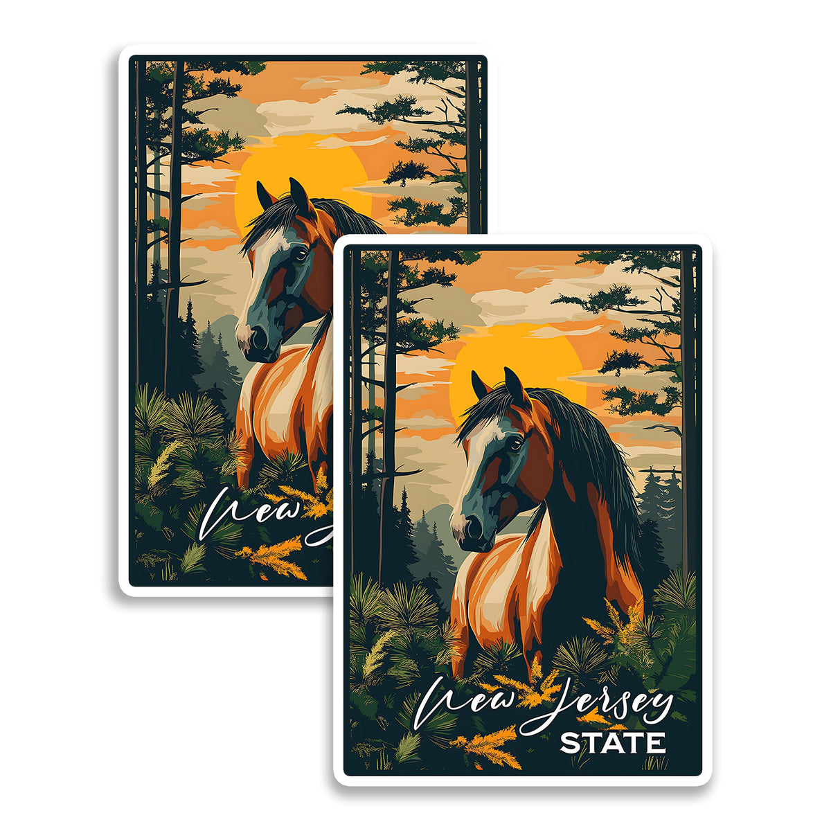 New Jersey State Magnet 2-Pack — 4