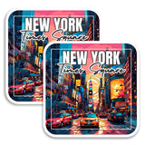 Times Square New York Magnet 2-Pack — 4