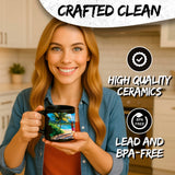 Hawaii State Mug 11oz — Black Ceramic Aloha Spirit Islands Coffee Mug 5