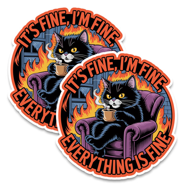 It's Fine I'm Fine Magnet 2-Pack — 4
