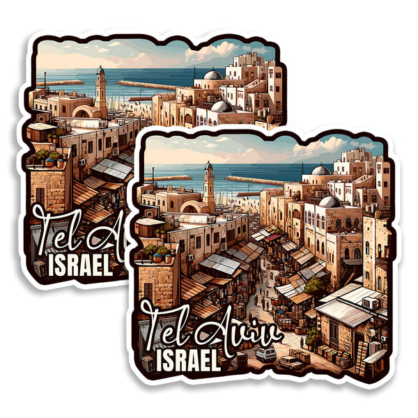 Tel Aviv Israel Magnet 2-Pack — 4
