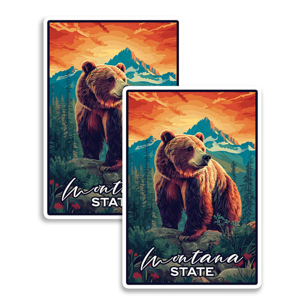Montana State Magnet 2-Pack — 4