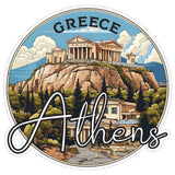 Athens Greece Sticker 4 Inch — Waterproof Vinyl Decal City Travel Souvenir 1