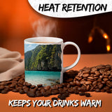 Thailand Coffee Mug 11oz — White Ceramic Beach Paradise Mug 3