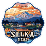 Sitka Alaska Sticker 4 Inch — Waterproof Vinyl Decal City Travel Souvenir 8