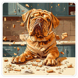 Shar Pei Sticker 4 Inch — Waterproof Vinyl Decal Wrinkled Chinese Breed 1