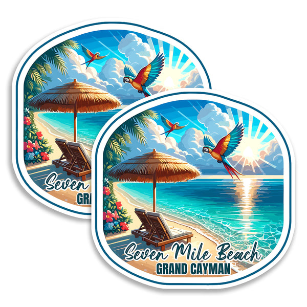 Seven Mile Beach Grand Cayman Magnet 2-Pack — 4