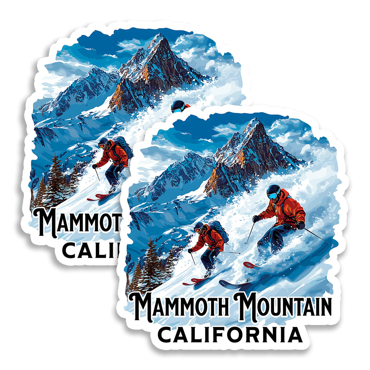 Mammoth Mountain California Magnet 2-Pack — 4