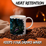 White Tiger Mug 11oz — White Ceramic Coffee Mug 3
