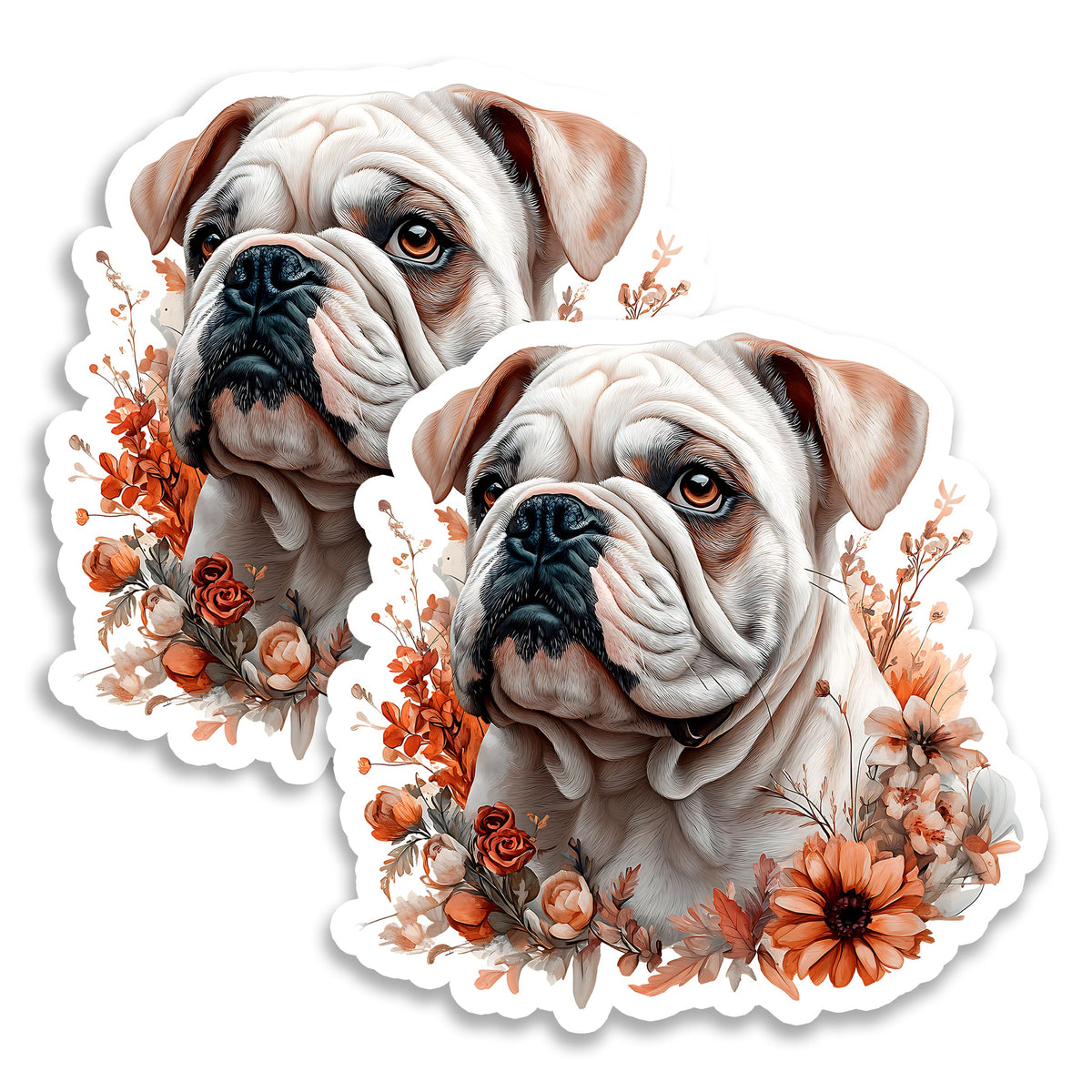 English Bulldog Magnet 2-Pack — 4