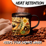 Pot Head Coffee Mug 11oz — Black Ceramic Coffee Mug 3