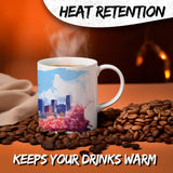 Atlanta Georgia Coffee Mug 11oz — White Ceramic Peach State City Mug 3