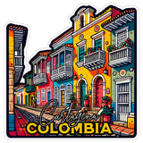 Cartagena Colombia Sticker 4 Inch — Waterproof Vinyl Decal City Travel Souvenir 1