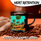 Palm Springs California Mug 11oz — Black Ceramic Desert Cali Vibes Coffee Mug 3