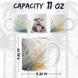 Otter Coffee Mug 11oz — Ceramic Cute Sea Otter Wildlife Gift Mug 2