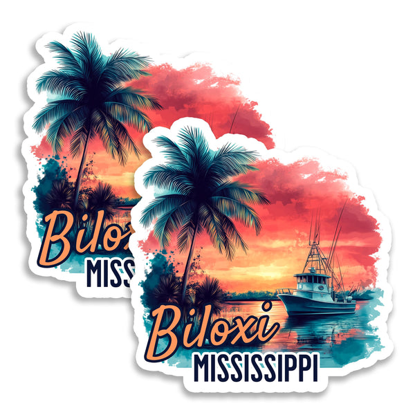 Biloxi Mississippi Magnet 2-Pack — 4