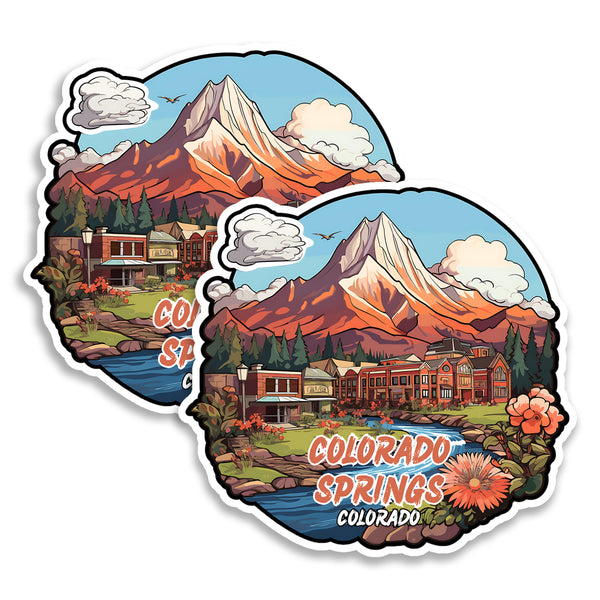 Colorado Springs Colorado Magnet 2-Pack — 4