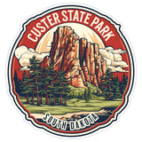 Custer State Park South Dakota Sticker 4 Inch — Waterproof Vinyl Decal Scenic Landmark 8