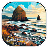 Cannon Beach Oregon Sticker 4 Inch — Waterproof Vinyl Decal Ocean Coastal 1