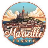 Marseille France Sticker 4 Inch — Waterproof Vinyl Decal City Travel Souvenir 8
