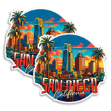San Diego California Magnet 2-Pack — 4