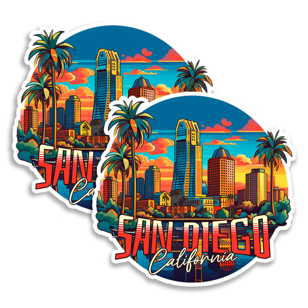 San Diego California Magnet 2-Pack — 4