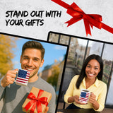 We the People Coffee Mug 11oz — White Ceramic Constitution Patriotic Mug 7