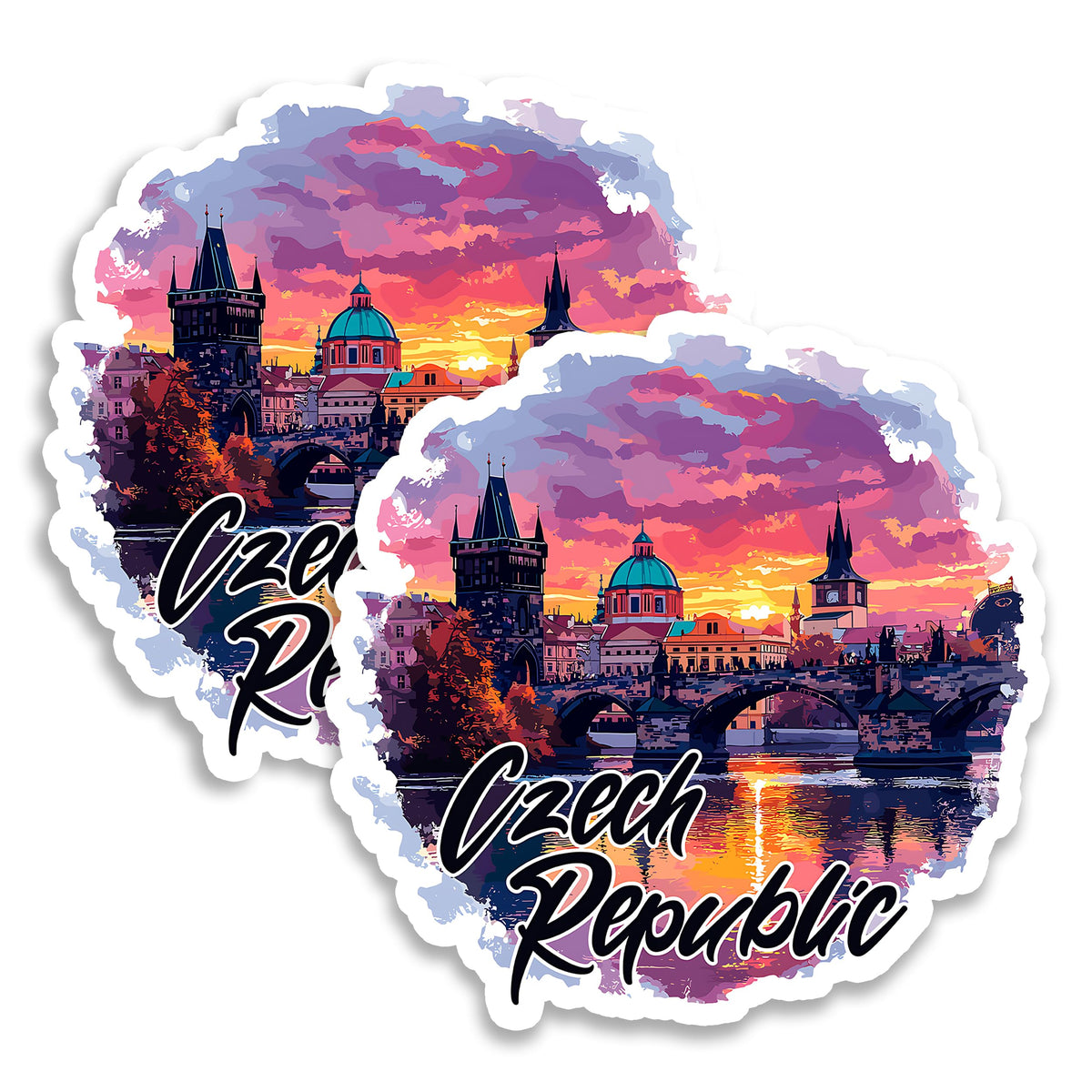Czech Republic Czechia Magnet 2-Pack — 4