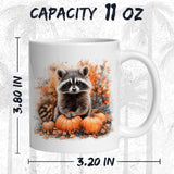 Raccoon Coffee Mug 11oz — Ceramic Trash Panda Bandit Funny Gift Mug 2