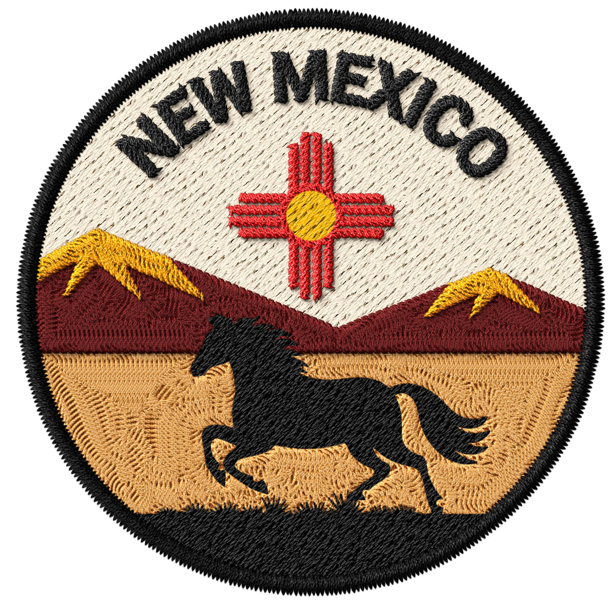 New Mexico State Flag Patch — 3