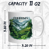 Philippines Coffee Mug 11oz — White Ceramic Asia Island Beaches Mug 2
