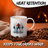 Powerlifting Coffee Mug 11oz — Ceramic Squat Bench Deadlift Mug for Lifters 3