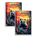 Wisconsin State Magnet 2-Pack — 4