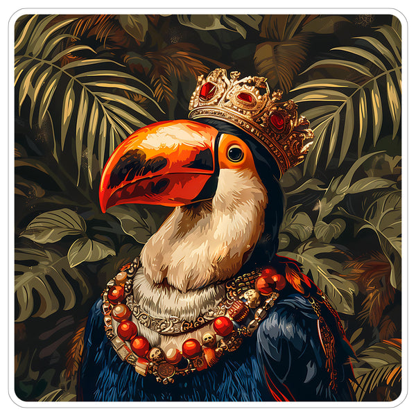 Toucan Sticker 4 Inch — Waterproof Vinyl Decal Tropical Big Beak Cute