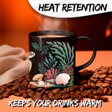 Sea Turtle Mug 11oz — Black Ceramic Ocean Conservation Coffee Mug 3