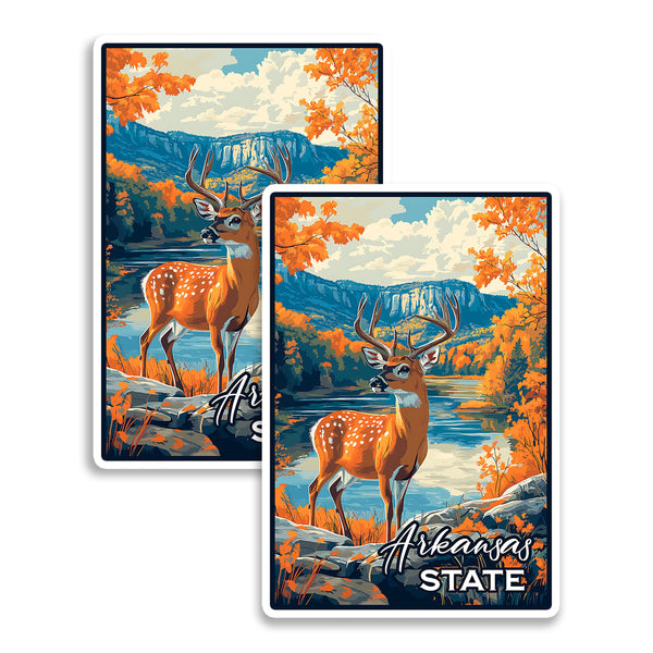 Arkansas State Magnet 2-Pack — 4