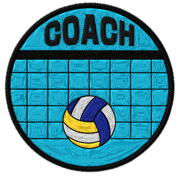 Volleyball Coach Patch — 3