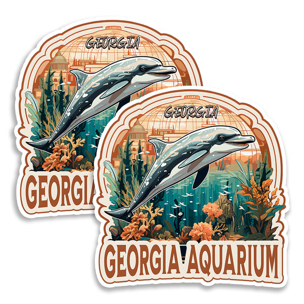Georgia Aquarium Magnet 2-Pack — 4