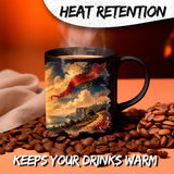 Keep Calm And Carry On Mug 11oz — Black Ceramic Coffee Mug 3