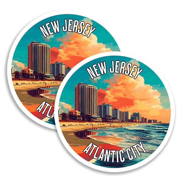 Atlantic City New Jersey Magnet 2-Pack — 4