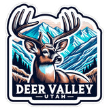 Deer Valley Utah Sticker 4 Inch — Waterproof Vinyl Decal Park City Ski Resort Luxury 8