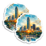 Oklahoma City Oklahoma Magnet 2-Pack — 4