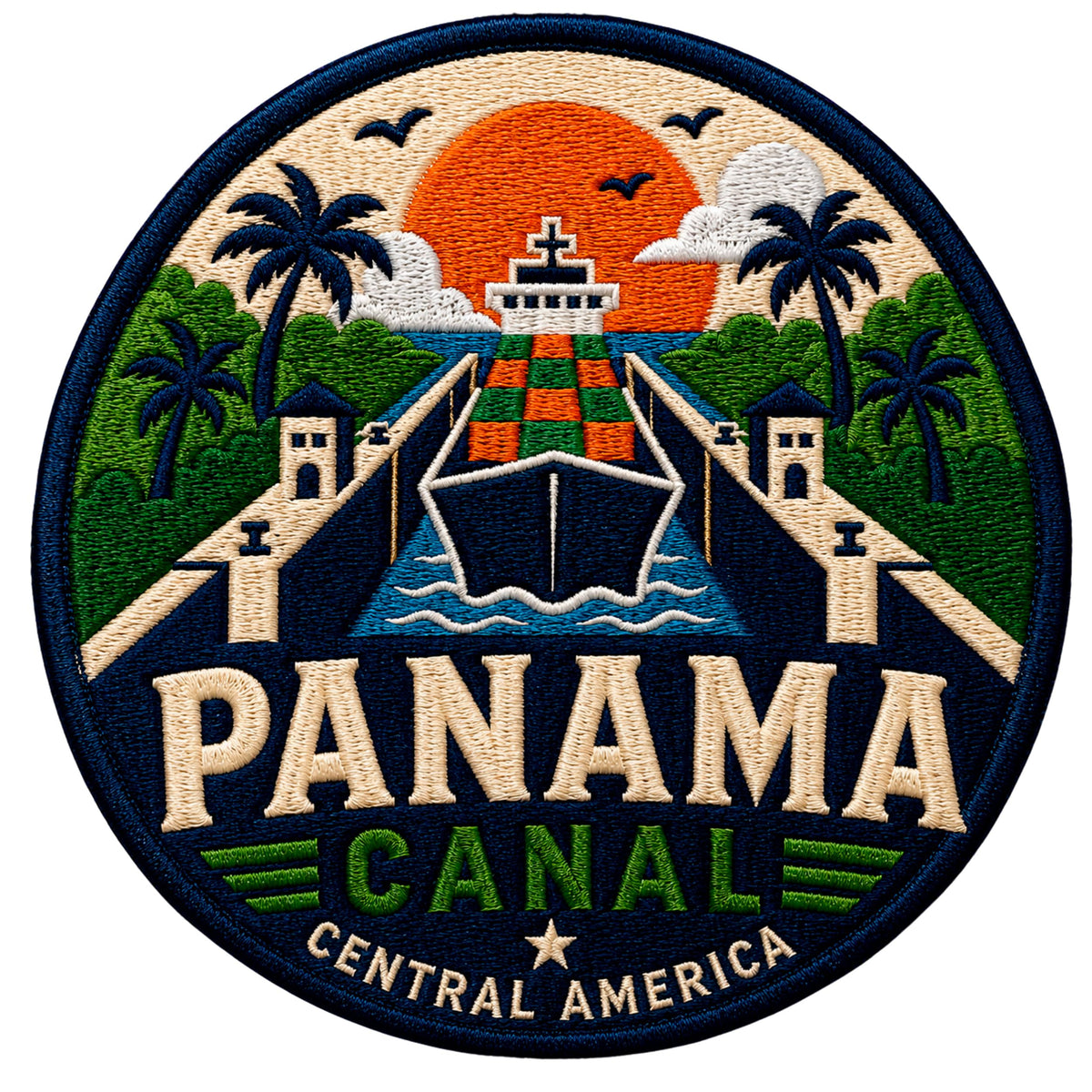Panama Canal Central America Patch — 3