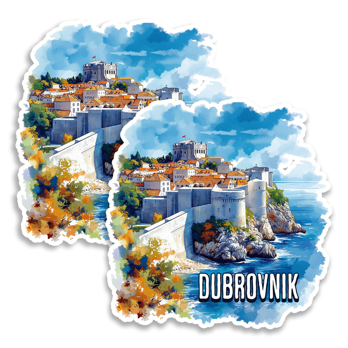Dubrovnik Croatia Magnet 2-Pack — 4