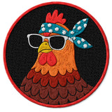 Cute Chicken with Bandana Patch — 3