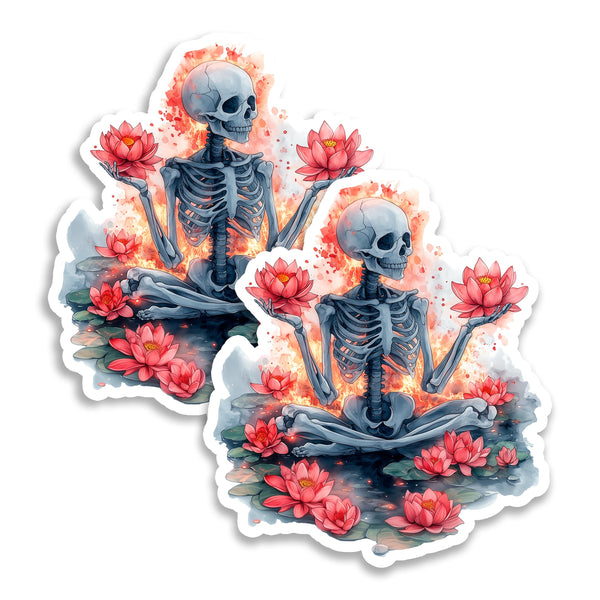 Skeleton Yoga Magnet 2-Pack — 4