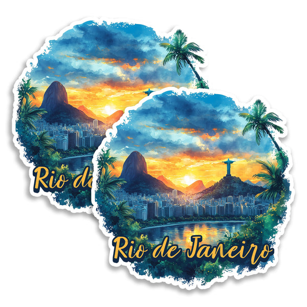 Rio de Janeiro Brazil Magnet 2-Pack — 4