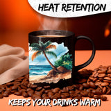 Maui Hawaii Coffee Mug 11oz — Black Ceramic Tropical Island Paradise Mug 3