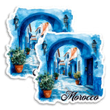 Morocco Magnet 4 Inch 2-Pack Country Africa – Strong Vinyl Decorative Travel Magnets for Fridge Locker Kitchen Office – Cute Fun Aesthetic Cool Durable & Long-Lasting Souvenir ID44999 1